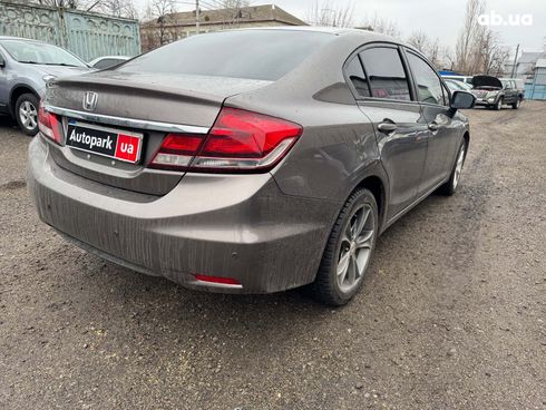 Honda Civic 2015 серый - фото 5