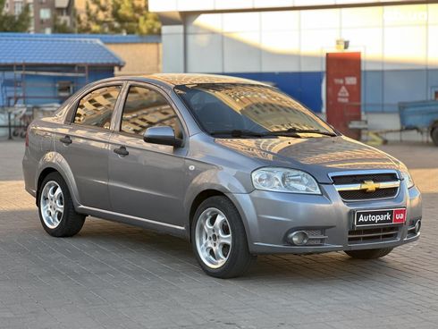 Chevrolet Aveo 2007 серый - фото 3