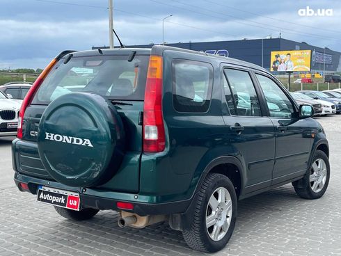 Honda CR-V 2003 зеленый - фото 9