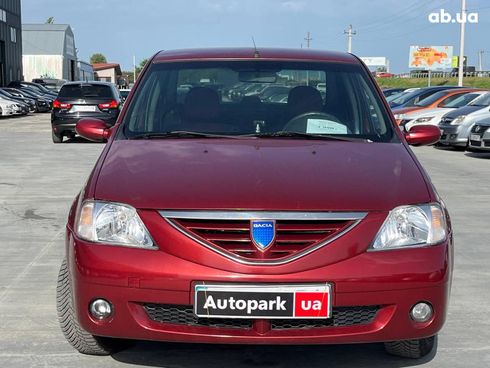 Dacia Logan 2006 красный - фото 2