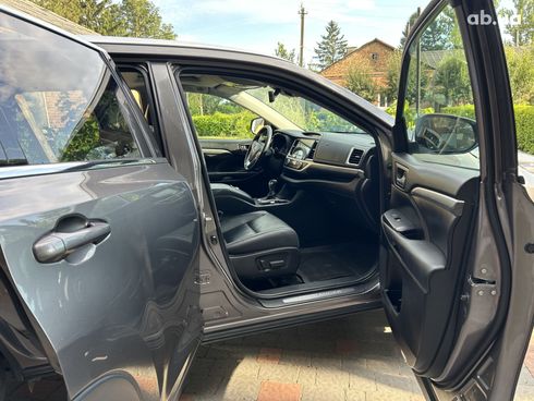 Toyota Highlander 2018 серый - фото 14