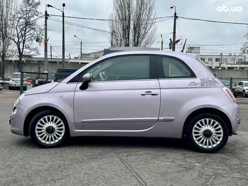 Fiat 500 2013 фиолетовый - фото 9