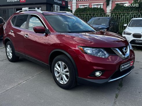 Nissan Rogue 2016 красный - фото 3