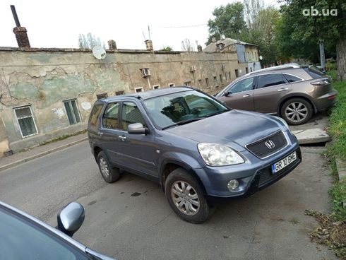 Honda CR-V 2005 голубой - фото 11