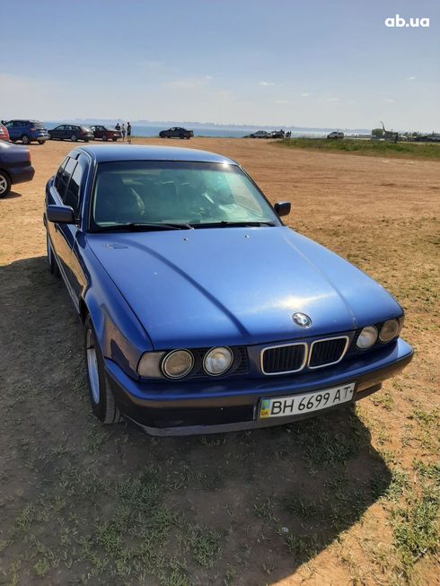 BMW 5 серия 1994 синий - фото 4