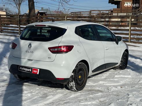 Renault Clio 2015 белый - фото 7