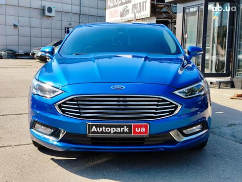 Ford Fusion 2016 синий - фото 3