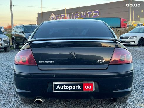 Peugeot 407 2005 черный - фото 8