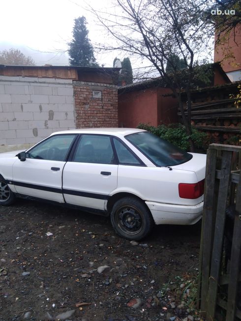 Audi 80 1987 белый - фото 6