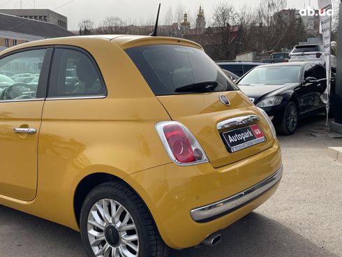 Fiat 500 2014 желтый - фото 10