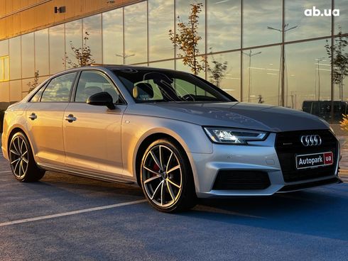 Audi A4 2018 серый - фото 3