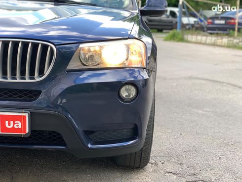 BMW X3 2011 синий - фото 9