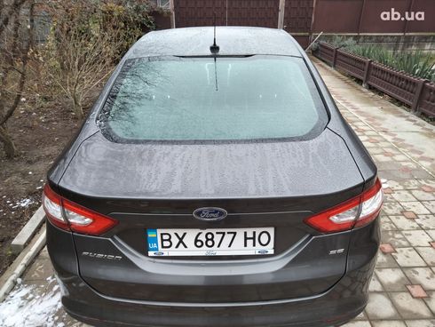 Ford Fusion 2015 серый - фото 5