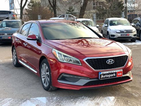 Hyundai Sonata 2014 красный - фото 3