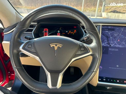 Tesla Model S 2014 красный - фото 14