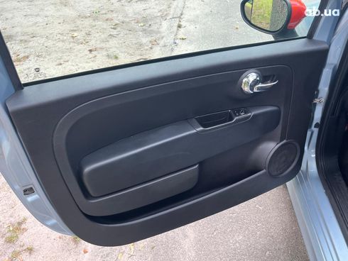Fiat 500E 2014 синий - фото 53