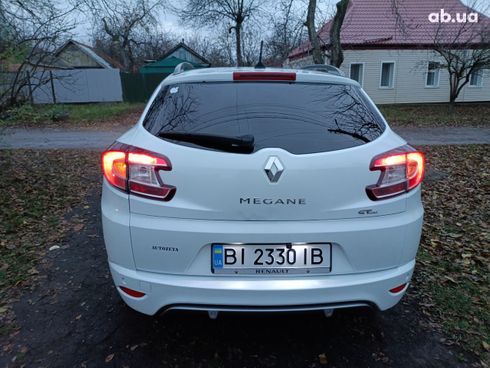 Renault Megane 2012 белый - фото 7