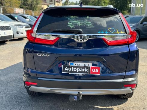 Honda CR-V 2018 синий - фото 9