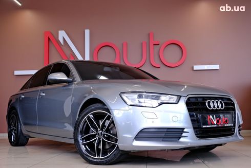 Audi A6 2014 серый - фото 4
