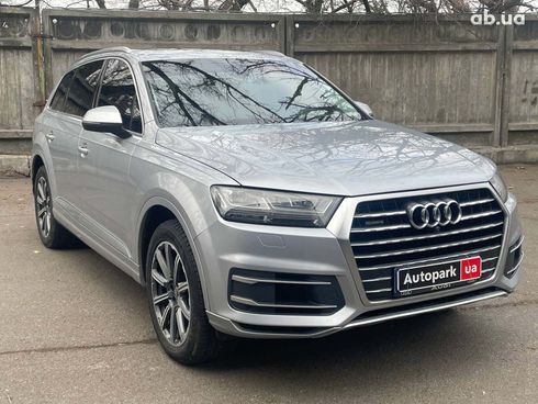 Audi Q7 2017 серый - фото 3