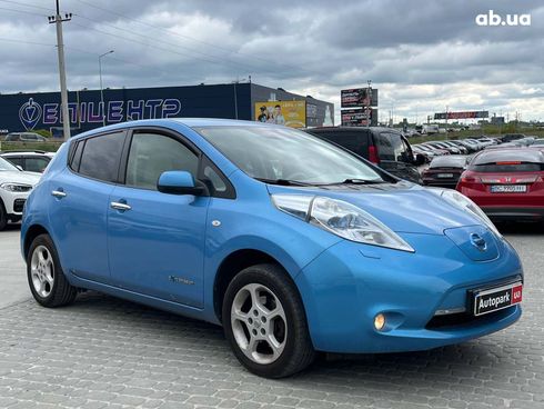 Nissan Leaf 2012 синий - фото 3
