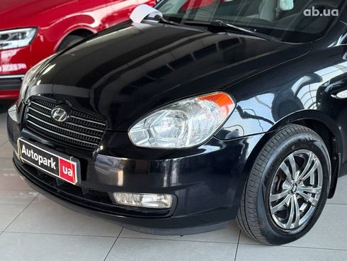 Hyundai Accent 2007 черный - фото 4