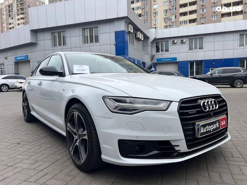 Audi A6 2016 белый - фото 3