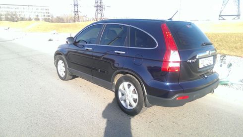 Honda CR-V 2008 синий - фото 9