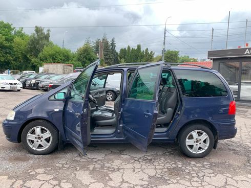 Volkswagen Sharan 2001 синий - фото 38