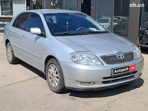 Toyota Corolla 2003 серый - фото 5