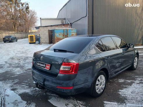 Skoda octavia a7 2015 серый - фото 5