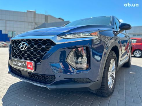 Hyundai Santa Fe 2019 синий - фото 9