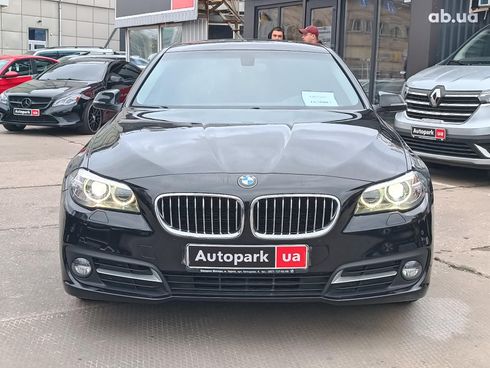 BMW 5 серия 2016 черный - фото 2