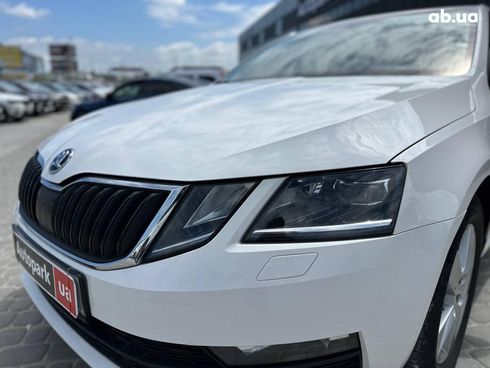 Skoda octavia a7 2017 белый - фото 3