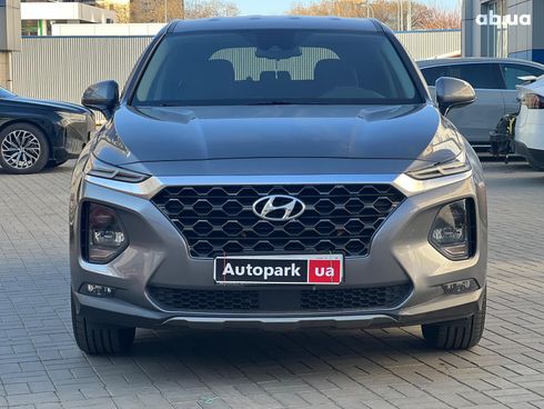 Hyundai Santa Fe 2019 серый - фото 3