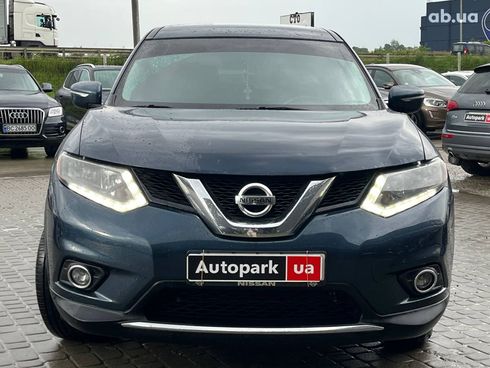 Nissan Rogue 2014 синий - фото 2