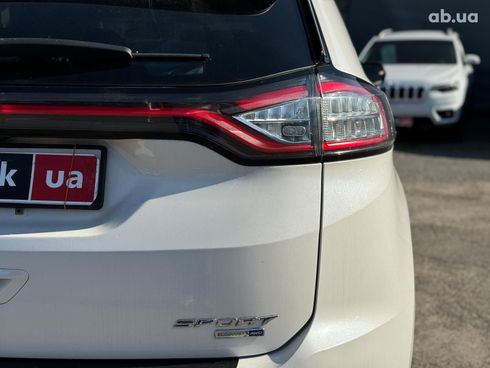 Ford Edge 2018 белый - фото 19