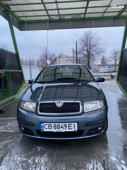 Skoda Fabia 2005 серый - фото 2