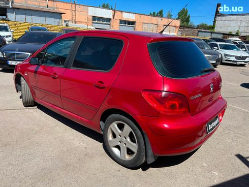 Peugeot 307 2004 красный - фото 3