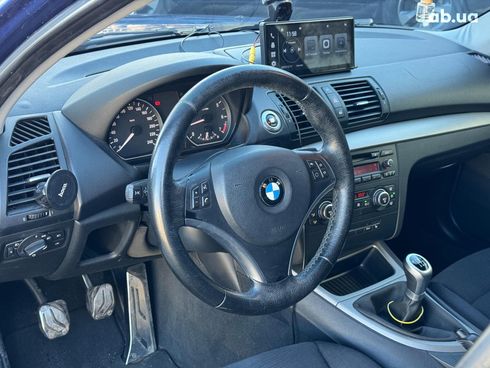 BMW 1 серия 2008 синий - фото 16