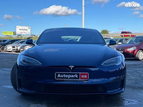 Tesla Model S 2022 синий - фото 13
