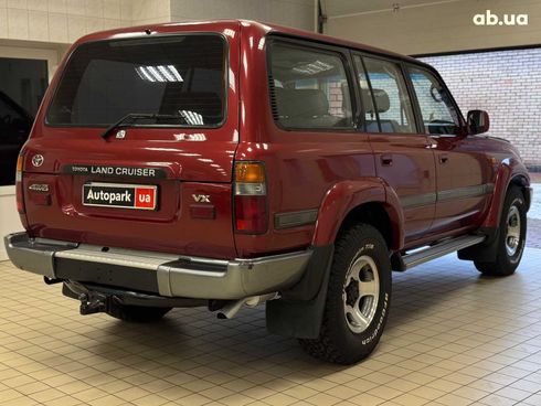 Toyota Land Cruiser 1997 красный - фото 9
