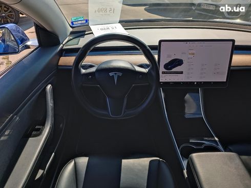 Tesla Model 3 2019 синий - фото 17