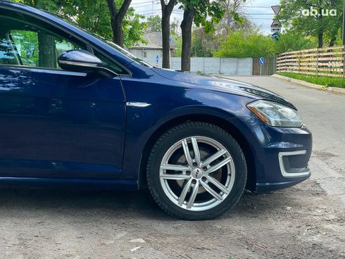 Volkswagen e-Golf 2017 синий - фото 4