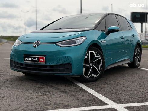 Volkswagen ID.3 2021 зеленый - фото 3