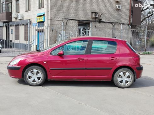 Peugeot 307 2003 красный - фото 3