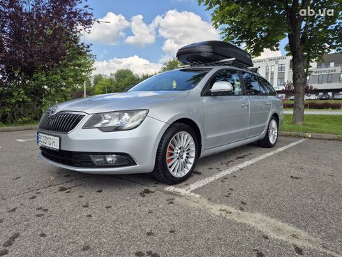 Skoda Superb 2014 серебристый - фото 7