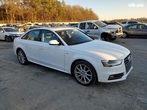 Audi A4 2015 белый - фото 2