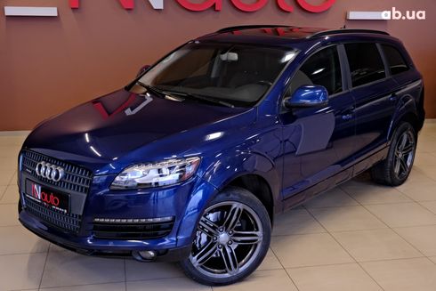 Audi Q7 2014 синий - фото 2
