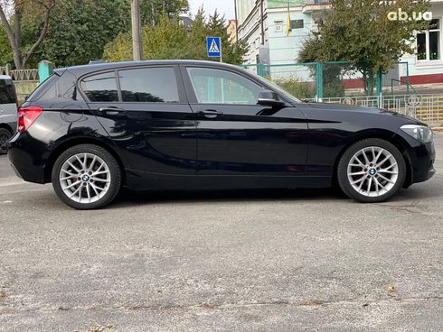 BMW 1 серия 2012 черный - фото 8
